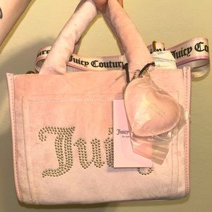 Juicy Couture PINK diamond extra spender mini tote